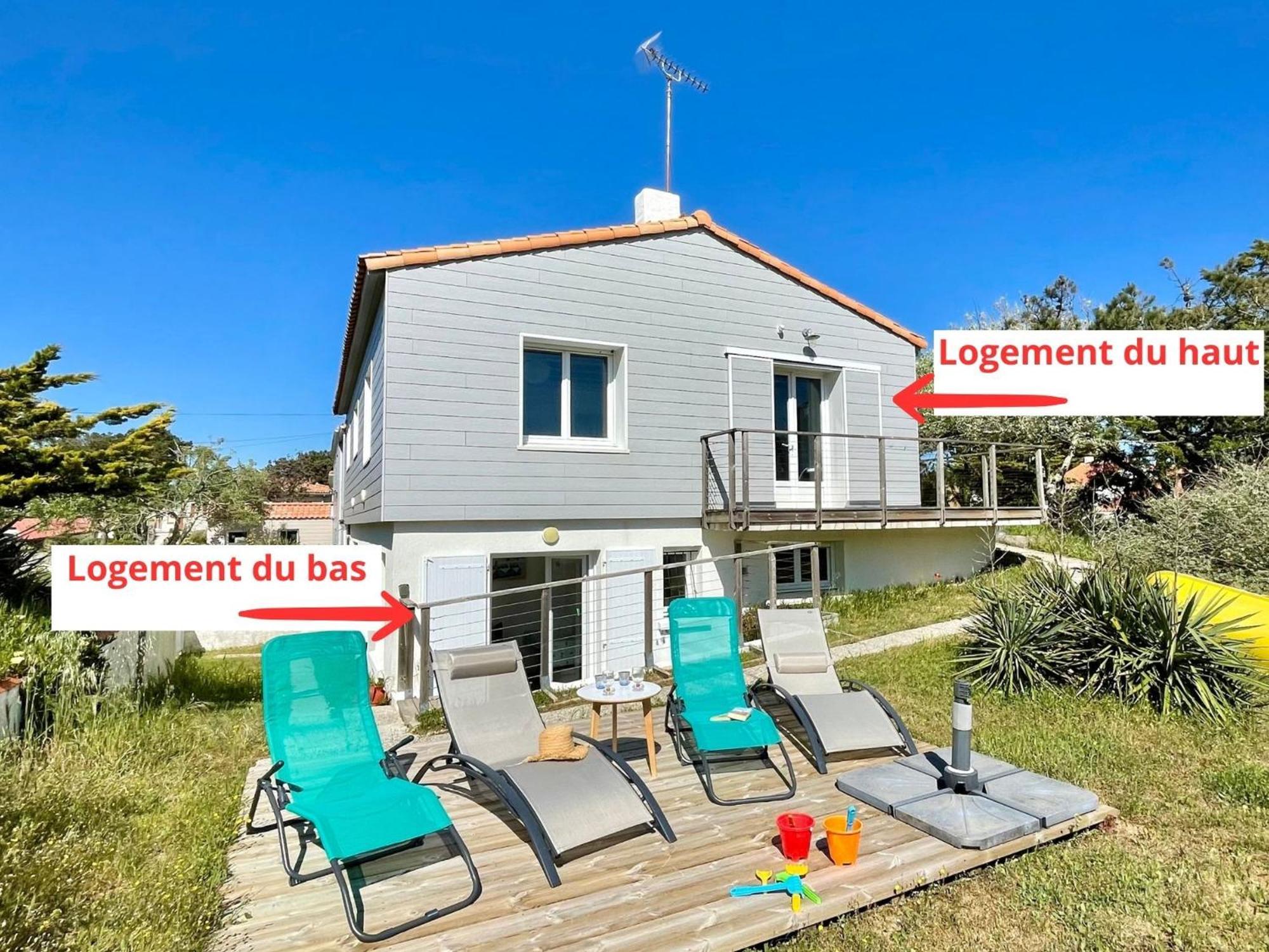 Maison Familiale Au Calme, Proche Plage, 9 Couchages, Terrasses, Wifi, Garage Velo - Bretignolles-Sur-Mer - Fr-1-231-203 Exterior foto